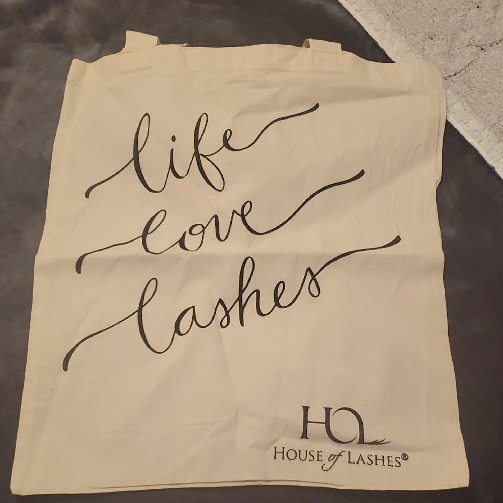 House of Lashes Canvas Tote Bag